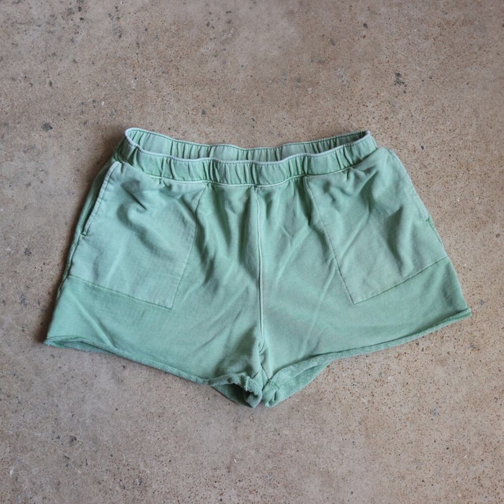 Universal Thread Sage Green Lounge Shorts 100% Cotton Size Large Casual Summer